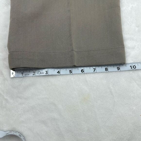 Cutter & Buck Men's Size 42x34 Golf Pants Neutral Oyster Taupe Pleat Front New - Picture 16 of 16